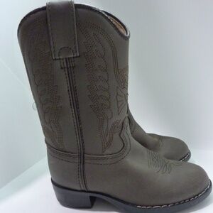 Durango Eagle Western Cowboy Boots BT804 Kid's Size 10 D US Color Tan Brown